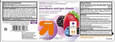 Target Berry Antacid + Anti-gas 54ct Relief Chews (Target Berry Antacid   Anti Gas 54ct 218736 10 22 2019)